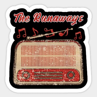 Retro The Runaways Sticker